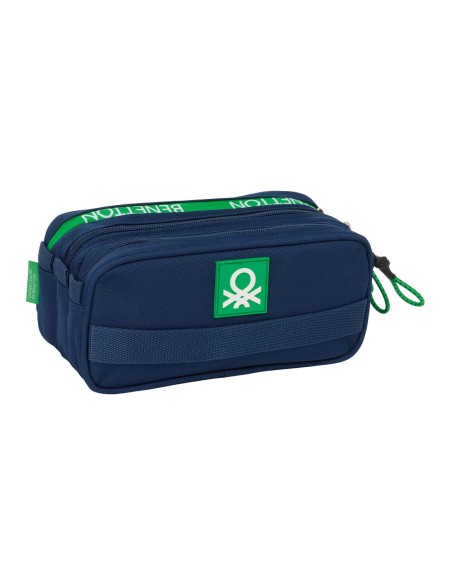 Fourre-tout Benetton Green Blue marine 21,5 x 10 x 8 cm