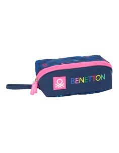 Fourre-tout Benetton Damero Blue marine 20 x 8 x 8 cm