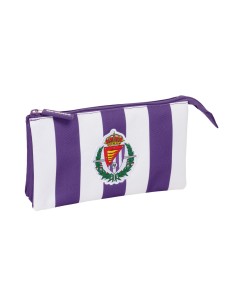 Fourre-tout Real Valladolid C.F. Blanc Violet 22 x 12 x 3 cm