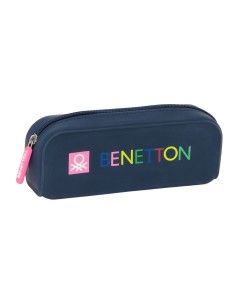 Fourre-tout Benetton Damero Blue marine 18.5 x 7.5 x 5.5 cm