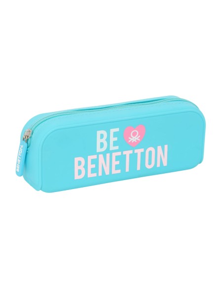 Fourre-tout Benetton Unique Rose Turquoise 18.5 x 7.5 x 5.5 cm