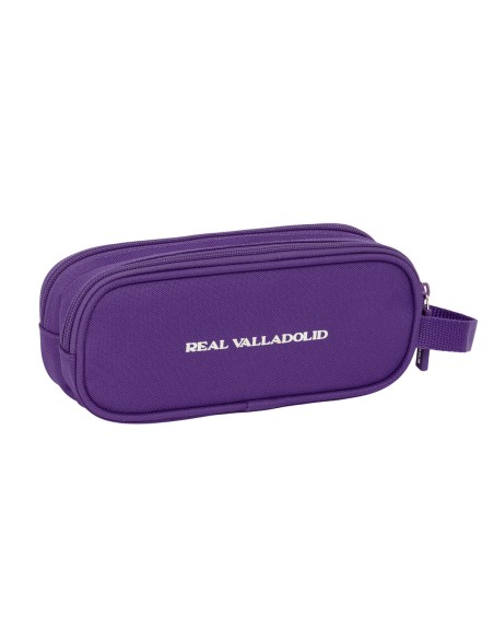 Fourre-tout Real Valladolid C.F. Blanc Violet 21 x 8 x 6 cm