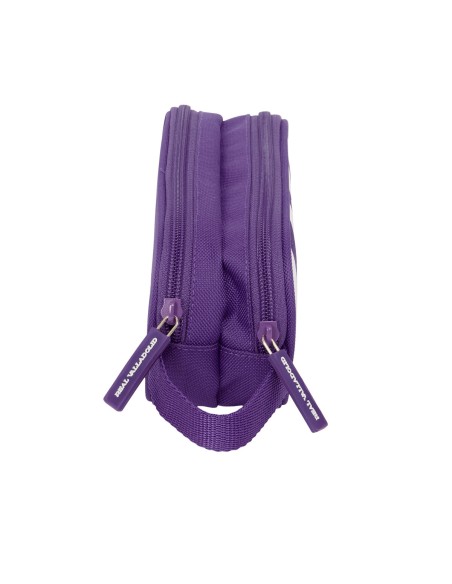 Fourre-tout Real Valladolid C.F. Blanc Violet 21 x 8 x 6 cm