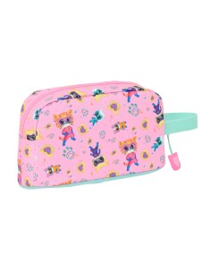 Fourre-tout SuperKitties Rose Turquoise 21,5 x 12 x 6,5 cm 2