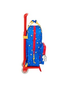 Cartable à roulettes Mickey Mouse Clubhouse Good day Bleu 20 x 28 x 8 cm 2