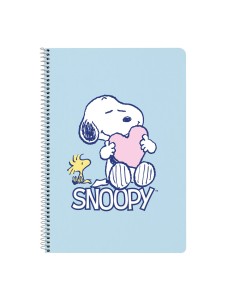 Carnet Snoopy Love Bleu A4 80 Volets