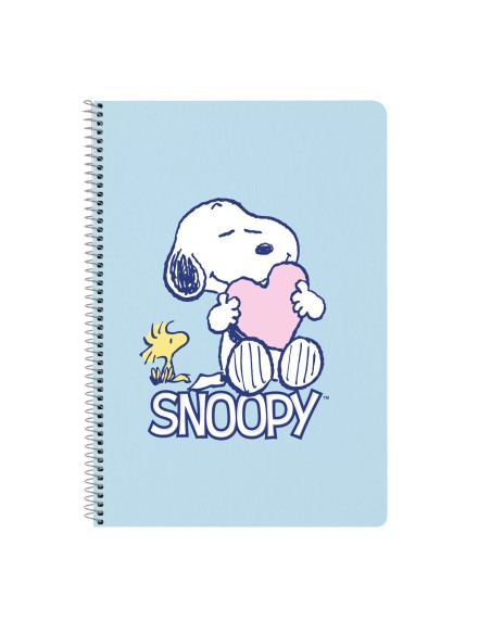 Carnet Snoopy Love Bleu A4 80 Volets