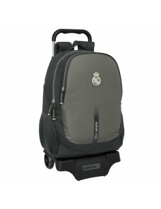 Cartable à roulettes Real Madrid C.F. Gris 32 x 44 x 16 cm