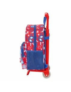 Cartable à roulettes Spider-Man Rescue Bleu Rouge 22 x 27 x 10 cm 2