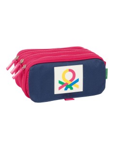 Fourre-tout Benetton Cherry Cerise Blue marine 21,5 x 10 x 8 cm