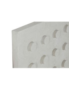 Décoration murale Home ESPRIT Blanc Bois MDF Moderne 80 x 6,5 x 80 cm 2