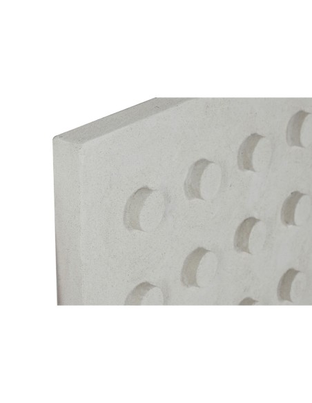 Décoration murale Home ESPRIT Blanc Bois MDF Moderne 80 x 6,5 x 80 cm