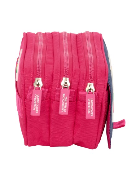 Fourre-tout Benetton Cherry Cerise Blue marine 21,5 x 10 x 8 cm