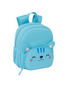 Sac à dos enfant Safta Gato Bleu clair 20 x 25 x 9 cm