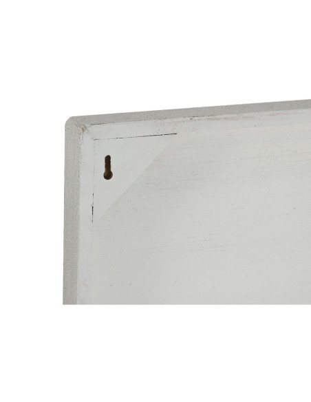 Décoration murale Home ESPRIT Blanc Bois MDF Moderne 80 x 6,5 x 80 cm