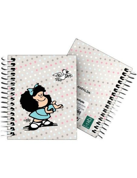 Cahier Mafalda Bird Multicouleur A7 100 Volets