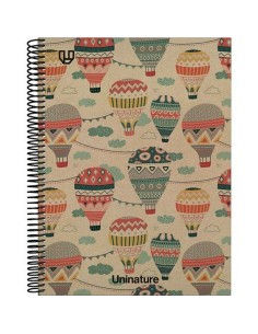 Cahier Grafoplas Uninature Capadocia Multicouleur A4 80 Volets