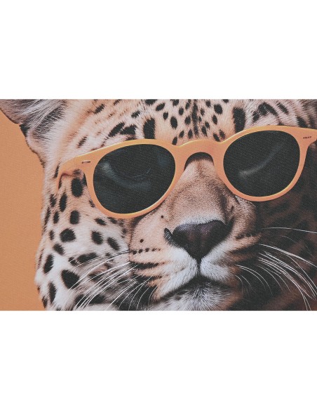 Cadre Home ESPRIT Jaune Bleu Moderne animaux 50 x 3 x 70 cm (3 Unités)
