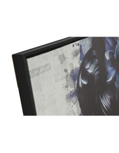 Cadre Home ESPRIT Bleu Noir Oriental 103 x 4 x 143 cm 2