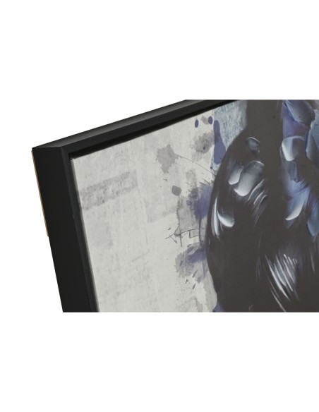 Cadre Home ESPRIT Bleu Noir Oriental 103 x 4 x 143 cm