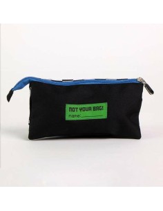 Trousse Fourre-Tout Triple The Avengers Noir 2,2 x 1,1 x 22,5 cm 2
