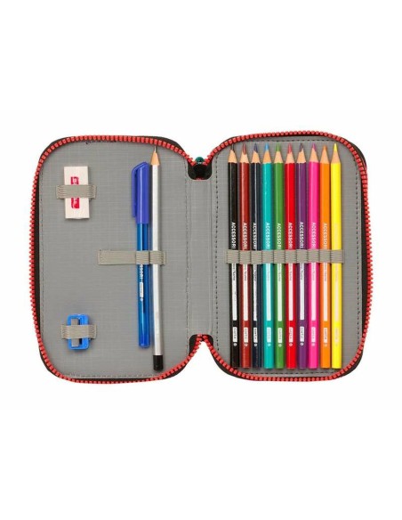 Trousse d'écolier My Hero Academia Noir 12.5 x 19.5 x 4 cm 28 Pièces