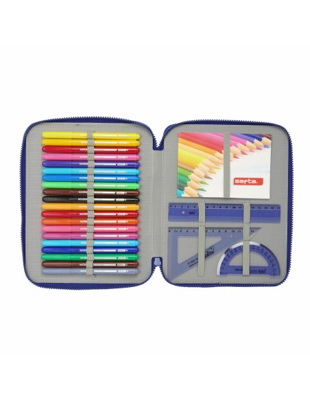 Plumier double F.C. Barcelona 19.5 x 24.8 x 4.5 cm