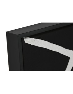 Cadre Home ESPRIT Blanc Noir Moderne 83 x 4 x 123 cm (2 Unités) 2