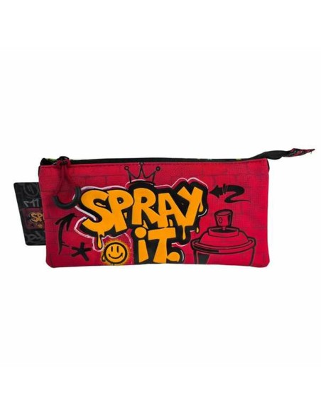 Trousse Fourre-Tout Triple Toybags Grafitti 11 x 23 x 5 cm