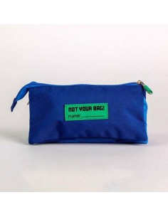 Trousse Fourre-Tout Triple Sonic Prime Bleu clair Light Blue 2,2 x 1,1 x 22,5 cm 2