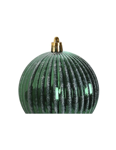 Boules de Noël Home ESPRIT Rouge Vert PVC 16 x 16 x 24 cm (2 Unités)