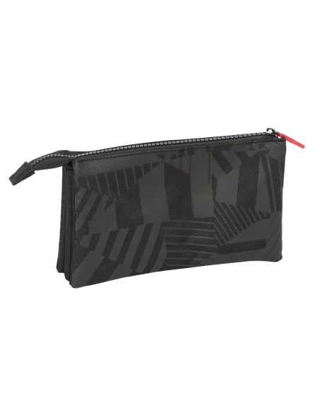 Trousse d'écolier Safta Black 22 x 12 x 3 cm