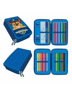 Pochette crayons The Paw Patrol Bleu 12,5 x 19,5 x 4,5 cm