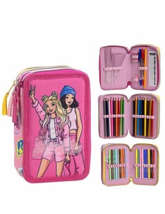 Pochette crayons Barbie Fuchsia 12,5 x 6,5 x 19,5 cm