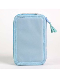 Pochette crayons Frozen Bleu foncé 12,5 x 6,5 x 19,5 cm 2