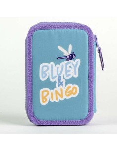 Pochette crayons Bluey Bleu clair Light Blue 12,5 x 19,5 x 4,5 cm 2