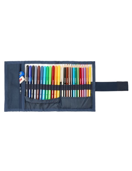 Pochette crayons El Ganso Eclipse Blue marine 7 x 20 x 7 cm 27 Pièces