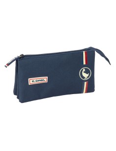 Trousse Fourre-Tout Triple El Ganso Eclipse Blue marine 22 x 12 x 3 cm