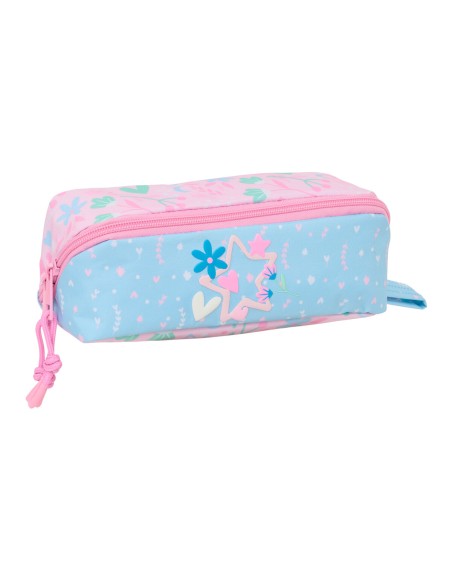 Fourre-tout BlackFit8 Smile Rose Bleu clair 20 x 8 x 8 cm