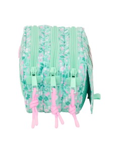 Trousse Fourre-Tout Triple Safta Cuore Menthe 21,5 x 10 x 8 cm 2