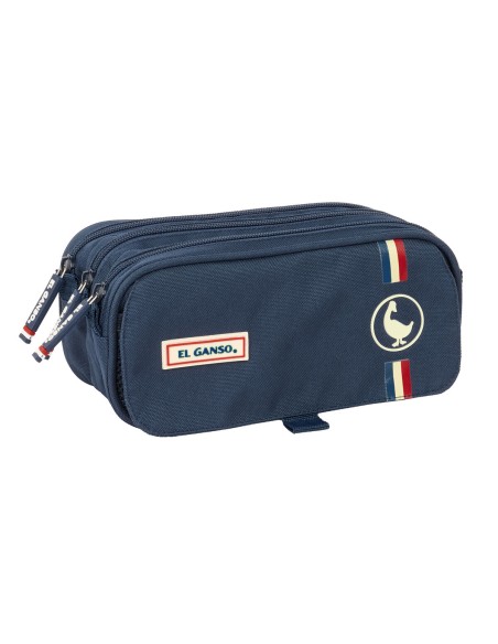 Trousse Fourre-Tout Triple El Ganso Eclipse Blue marine 21,5 x 10 x 8 cm