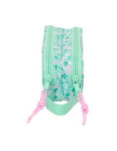 Trousse Fourre-Tout Double Safta Cuore Menthe 21 x 8 x 6 cm 2