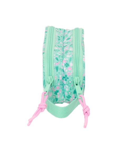 Trousse Fourre-Tout Double Safta Cuore Menthe 21 x 8 x 6 cm