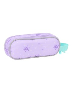Trousse Fourre-Tout Double Frozen Spirit Lila 21 x 8 x 6 cm 2