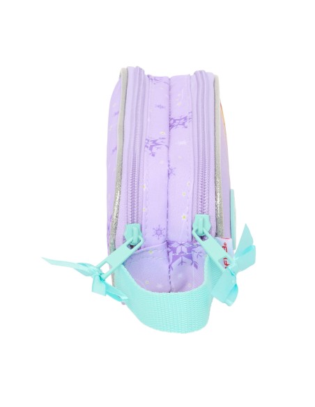 Trousse Fourre-Tout Double Frozen Spirit Lila 21 x 8 x 6 cm