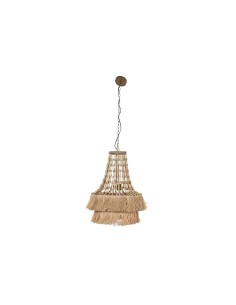 Suspension Home ESPRIT Naturel Jute Métal 50 W 50,5 x 50,5 x 148 cm