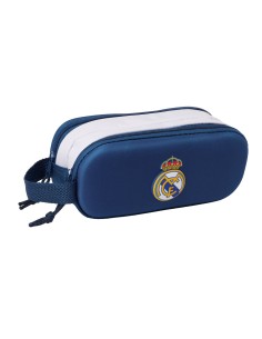 Trousse Fourre-Tout Double Real Madrid C.F. Noir 21 x 8 x 6 cm 3D