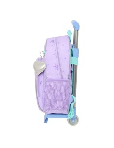 Cartable à roulettes Frozen Spirit Lila 28 x 34 x 10 cm 2