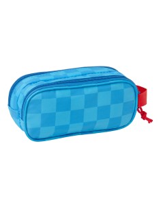 Trousse Fourre-Tout Double Mickey Mouse Clubhouse Bleu 21 x 8 x 6 cm 3D 2