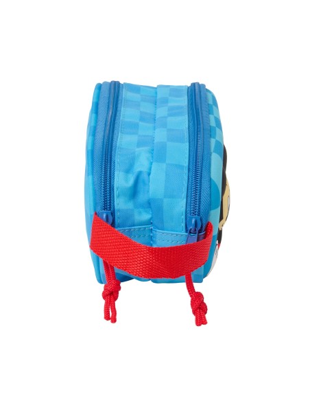 Trousse Fourre-Tout Double Mickey Mouse Clubhouse Bleu 21 x 8 x 6 cm 3D